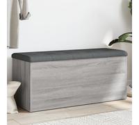 Générique Banc de Rangement Sonoma Gris 102x42x45 cm Bois d'ingénierie,Meubles, Bancs, Bancs coffres, Gris (Poids 24.78KG)-5059