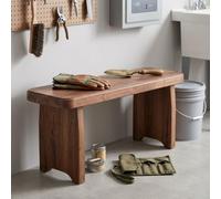 Générique Banc d'Intérieur en Bois Massif Style Ferme, Banquette Étroite pour Entrée Bout de Lit Chambre Salon Salle À Manger, Assise Rustique Charge 100 Kg, L: 60/80/90/100/120/150 cm(60 * 35cm)