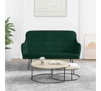 Générique Banc Vert foncé 110x76x80 cm Velours,Meubles,Bancs,Vert,14.45 KG,351447