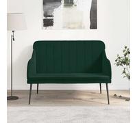Générique Banc Vert foncé 110x76x80 cm Velours,Meubles,Bancs,Vert,14.5 KG,351466