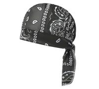 Générique Bandana tête de Pirate de Moto - Casquette Respirante à séchage Rapide | sous-Casque en Polyester et élasthanne Anti-UV pour Hommes et Femmes Motards Cyclisme, randonnée et Course à Pied