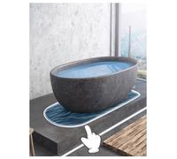 Générique Bande de barrière d'eau for Salle de Bain, autocollante et Flexible, s'installe en Quelques Minutes, s'adapte aux éviers de Cuisine(150cm/59in)