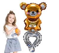 Générique Bande de cheveux animaux ballons - Bandeau de cerceau de ballon animal - Main de dessin animé portant des ballons et cerceau de cheveux de ballon de poignet pour garçons filles