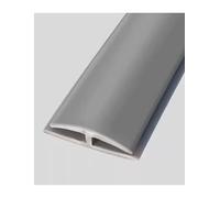 Générique Bande de Garniture de Tapis 10 m, Bande de Porte Auto-adhésive en PVC stratifié, Bande de Bordure de Sol en Caoutchouc(Grey,500cm/195in)