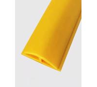 Générique Bande de Garniture de Tapis 10 m, Bande de Porte Auto-adhésive en PVC stratifié, Bande de Bordure de Sol en Caoutchouc(Yellow,1000cm/390in)