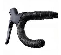 Générique Bande de guidon de vélo de route rembourrée avec couche, Black | Construction rembourrée en PU et EVA, enveloppement flexible, conçue pour rafraîchir le guidon de vélo pendant les