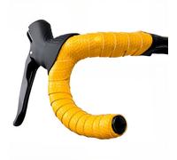 Générique Bande de guidon de vélo de route rembourrée avec couche, Yellow | Construction rembourrée en PU et EVA, enveloppement flexible, conçue pour rafraîchir le guidon de vélo pendant les