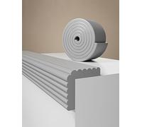 Générique Bande éponge Anti-Collision, Rembourrage Mural Autocollant, Rembourrage Mural 3D, Rembourrage Mural for escalier, Grenier, Coin Souple (Longueur 200 cm)(Grey,Width 15cm)