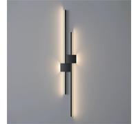 Générique Bande Led Linéaire - Applique Murale Noire Lampe Murale pour Salon Couloir Chambre Et Plus (60 cm)
