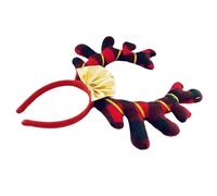 Générique Bandeau À Bois De Cerf | Serre-tête à Rayures,Bois de Renne de Noël | pour Jeune Enfant Femmes Enfant Fille Hiver Festif Halloween Vacances Fête Cosplay Accessoires Photo