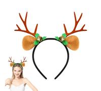 Générique Bandeau Avec Des Bois De Renne | Couvre-Chef Décoratif De Noël | Bandeau de Déguisement - Pour Festivaliers Événements Photo Ados Adultes Collectionneurs Photo Famille Spectacle