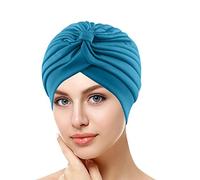 Générique Bandeau Chimio pour Femme Bonnet de Sommeil Femmes Cancéreuses Turban en Coton pré-noué Nuit Sleeping Hair Hijab Headwear Confortable Tissu Le Printemps l'automne l'hiver