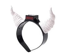 Générique Bandeau Cornes - Coiffe Halloween avec Lumières LED - Accessoire pour Fêtes Danse Spectacle Adultes Hommes Femmes Photos Anniversaire Carnaval