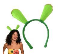 Générique Bandeau Cosplay à Oreilles - Accessoire de Fête Halloween,Accessoire Capillaire Confortable à Finition Dorée pour Soins du Visage et Soirée Spectacle