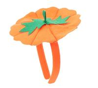 Générique Bandeau De Citrouille Accessoires De Cheveux Bandeaux D'halloween Pour Femmes Dame Dirigé Décorations D'halloween Caches De Fête Tête De Citrouille Thème Tissu Non Tissé Orange