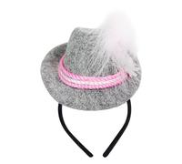 Générique Bandeau de costume Oktoberfest - Coffre-tête de nouveauté avec plume, Fun Festival Hair Band, Beer Party Celebration | Accessoire de déguise