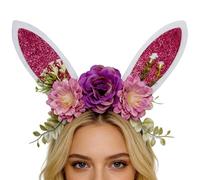 Générique Bandeau de Pâques - Ajustable Doux à Paillettes Décorations Costume Cartoon,Favoris De Fete Bandeaux Lapin Enfant - Perfecta para Viajes y Vacaciones