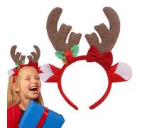 Générique Bandeau De Tête À Cornes De Cerf - Bandeau De Vacances - Bandeaux Pour Tête Avec Bois De Renne | Pour Mariage Voyage Camping Pique-Nique Barbecue Fête De Jardin