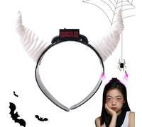Générique Bandeau des cornes de diable - ABS 64G, Horns de diable LED Halloween, Costume Accessoires Bandeau | Fête, cosplay, festival, déguisement, fête de la fête danse pour adultes hommes hommes