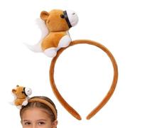 Générique Bandeau du Nouvel An - Couvre-chef en peluche pour l'Année du Cheval,Bandeau Animal Adorable pour Costume | pour Vœux Nouvel An Chinois Photos Familiales Spectacles Fêtes Cosplay Vidéos