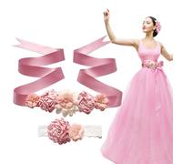Générique Bandeau et Ceinture - Accessoire Décoratif pour Robe de Future Maman | Élément Mode Brillant pour Fête Prénatale, Événement Spécial, Session Photo, Tenue Bohème, Bijou Polyvalent