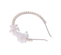 Générique Bandeau fleur perle bandeau femme sirène bandeaux pour femmes bandeau à fleurs décor de princesse blanche charm lc bandeau de perles délicates bande de cheveux exquise abdos