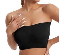 Générique Bandeau sans Couture Soutien-Gorge sans Bretelles Top Tube Extensible avec Coussinets Amovibles pour Femmes Soutien-Gorge Sport