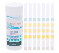 Générique Bandelette de Test pour Piscine Pet, Testeur Eau Piscine Rapide et Pratique, Kit de Test pour Aquarium et Spa, Paquet de 50pcs pour Analyse Précise de Ph