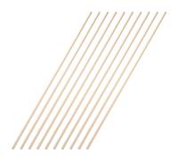 Générique Bandes de Moulure en Bois de Pin 10 Pièces 6 MM X 50 CM Baguettes Triangulaires Isocèles pour Encadrement Fenêtre et Décoration Intérieure