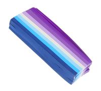 Générique Bandes de Papier Étoiles Double Face Dégradé Bleu Violet 1560 Pièces Papier Créatif Coloré pour Origami Fait Main Décoration Intérieure et Accessoires Photo DIY