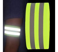 Générique Bandes Réfléchissantes - Bracelet Élastique Ajustable - Brassards Élastiques | pour Poignet, Cheville ou Jambe, Course, Jogging et Cyclisme
