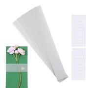 Générique Bandes Ventrales pour Invitations - Pelables Et Collables Avec 100 Pastilles Adhésives | 100 Bandes D'Emballage Pour Faire-Part Mariage,Pour Pros, Diplômes Et Anniversaires