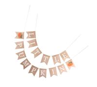 Générique Bannière Suspendue de Thanksgiving en Lin Drapeaux Citrouille pour Décoration Maison et Hôtels, Ensemble 1 Set pour Fête D'automne