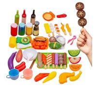 Générique Barbecue De Jeu Enfant | Réaliste, Multicolore, Complet et éducatif | Set de Cuisine Jouet Barbecue pour | pour Les Filles et Les Garçons d'Âge