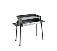 Générique Barbecue d'extérieur Portable au Charbon de Bois en Acier Inoxydable, for Patio, Maison, Camping, Foyer, préparation et torréfaction du thé(Package no.3)