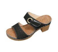 Générique Barefoot Sandals Sandales D'été Avec Talon Compensé Sandales Mode Femme Orthopédiques Pour Femmes Été Bout Ouvert De Plage Leger Confortable Respirante Tricot Sandale Sport De Marche