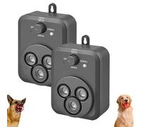 Générique Barkbuz Anti Bark Device, Anti Dog Barking Device with 3 Modes, Qinuxs Barkbuz for Dogs, Waterproof & Rechargeable, with LED Flashlight for Small Medium Large Dogs (2Pcs)