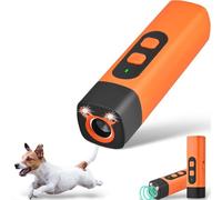 Générique Barkshield Pro, Bark Shield Pro, Lightweight and Portable, One-Button Driving/Training, Three Adjustable Levels, Dual Flashing Lights, for All Dogs (Orange)