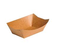 Générique Barquettes en carton coloris kraft brun, plusieurs contenances et conditionnements (180ml * 1000 unités)