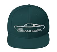 Générique Barracuda Mance Vintage Univers Rétro Streetwear Casquette Visière Plate Snapback Look Urbain Idée Cadeau Passion