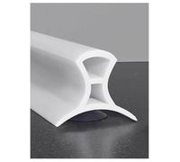 Générique Barrage d'eau de Douche Pliable par Aspiration, seuil de Douche en Silicone, barrière de stoppeur, Barrage de Protection de Douche for séparation Humide(50cm/19.5in)