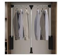 Générique Barre de penderie rétractable et réglable - Organisateur de Placard Gain de Place, système de Levage Robuste, supporte jusqu'à 40 kg - Idéal pour optimiser l'espace de Rangement