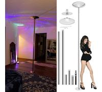 Générique Barre de Pole Dance à Fixation permanente au Plafond, idéale pour Le Fitness et Le Strip-Tease à Usage Commercial ou Domestique. Hauteur réglable, Design Amovible, kit d'accessoires Inclus.