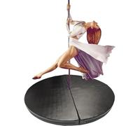 Générique Barre de Pole Dance à Fixation permanente au Plafond, Tapis de réception Statique pour Pole Dance et Fitness, Tapis de sécurité pour la Gymnastique et Le Yoga, épaisseur 3 cm (1,2 po/2 po/4