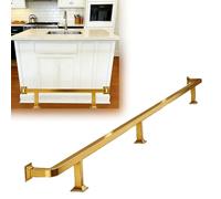 Générique Barre de Repose-Pieds sous comptoir avec matériel de Fixation, Repose-Pieds Robuste et réglable pour îlot de Cuisine et Bar - Support Ergonomique pour Usage Domestique et Commercial - Idéal