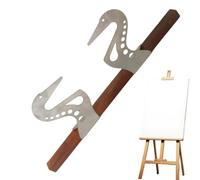 Générique Barre De Support Repose-Main Réglable pour Chevalet d'artiste, Support De Main en Métal pour Chevalet De Dessin,D'appui avec Système De Automatique, Repose-Poignets Réglable en H