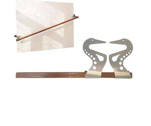 Générique Barre Support Réglable Chevalet, Support Main Bois Chevalet Artiste, Stabilisateur Main Chevalets pour Peinture, Repose Poignet Portable Supports Peinture, pour Accessoires Dessin