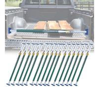 Générique Barres de Chargement réglables pour Plateau de camionnette, stabilisatrices, 89"-104" de Long, 1 2 4 6 8 10 12 14 16 pièces, Barres de Verrouillage de Charge à cliquet Robustes pou
