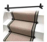 Générique Barres de Fixation réglables en Laiton Antique pour Tapis d'escalier, compatibles avec Les marches et Les Tapis de Couloir. Idéales pour Les galeries d'art et Les espaces événementiels.