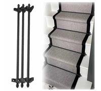 Générique Barres de Fixation réglables en Laiton Poli pour Tapis d'escalier, Fixations de Sol sécurisées, Barres de Marche antidérapantes sur Mesure, Protection de Sol du
